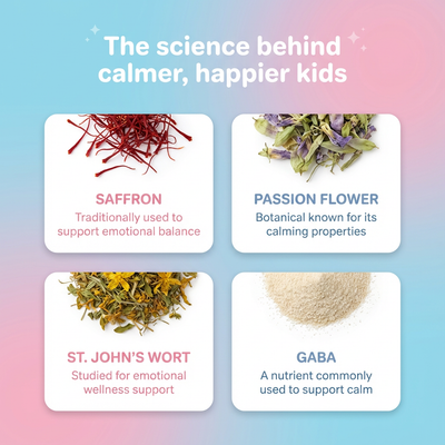Natural - Saffron Gummies Mood + Focus Support for Kids